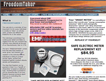 Tablet Screenshot of freedomtaker.com